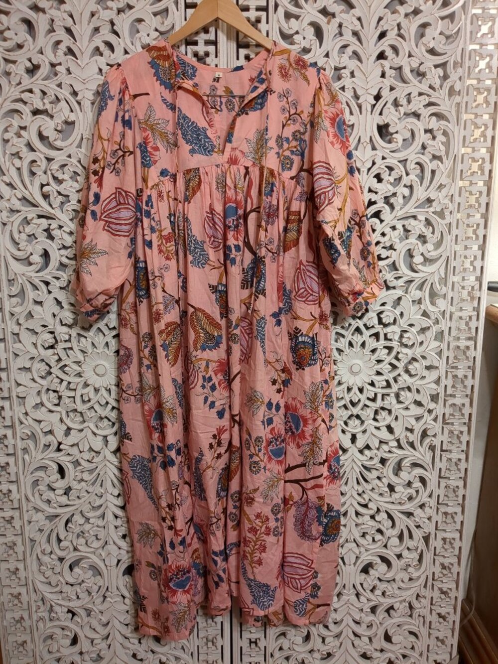 P2P 24" 🌸🌺🌸 Boho Floral Print Maxi Dress